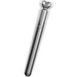 Mini Bullet Vibrator Adult Sex Toys For Women G Spot Vibrator With 10 Vibration Modes For Anal Vaginal Clitoral Nipple Stimulator (Silver)