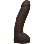 Doc Johnson Vac-U-Lock - Realistic Hung - 12 Inch ULTRASKYN Dildo with Massive 8.5 Inches of Girth - F-Machine and Harness Compatible - for Adults Only, Chocolate
