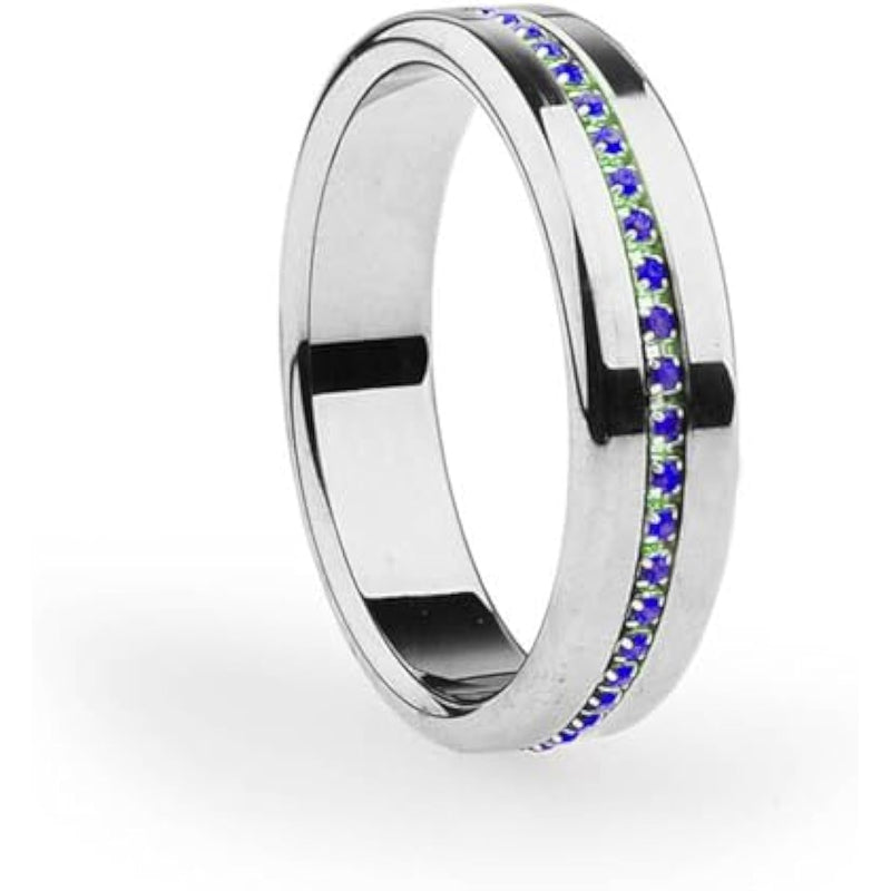 Luxury Gemstone Lace Penis Ring Metal Cock Ring For Male Masturbation Exercise Adult Sex Toy