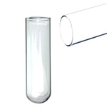 Large Crystal Glass Anal Plug for Men and Women - 5CM Clear Hollow Dildo