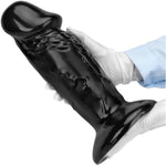 Black Xxxl 3.93'' Diameter Huge Thick Glans Dildo, 13" Giant Realistic Biggest Anal Plug For Anus Dilation Prostate Massage Stimulation Training Adult Sex Toys For Men Women Advanced Players