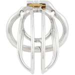 Male Chastity Device Ergonomic Design Stainless Steel Hinged Ring Male Cock Cage Adult Game Sex Toy T2245 45Mm