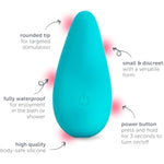 Mini Massager Vibrator, 10 Vibration Settings, Body-Safe Silicone, Fully Waterproof, And Rechargeable