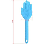 Spanking Paddle For Sex Adult Play,Rubber Palm Shaped Slapper Sex Paddle,Bumps Flexible Flirt Toy For Sm Bondage Game,Lightweight Sturdy And Durable Bdsm Adult Sex Toys For Couple/Women/Gay (Blue)