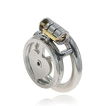 Male Chastity Device with Concealed Design - Stainless Steel Penis Cage for Men's Sex Toys