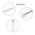 Penis Plug 6.2 Inch 11 Beads Design Adult Men Urethral Masturbation Glans Stimulation Pleasures Sex Toy (0.23 Inch)