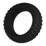 F-12 Textured Silicone Ring For Men 35 Mm | Adult Toy | Hypoallergenic Silky Smooth Silicone (Silicone - Black)