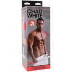 Doc Johnson Signature Series - Chad White - 8.5 Inch Realistic ULTRASKYN Dildo with Removable Vac-U-Lock Suction Cup - F-Machine & Harness Compatible - for Adults Only, Vanilla