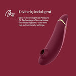 Premium 2 Red Clitoral Suction Personal Massager Vibrator & Pjur Aqua Water Based Personal Lubricant 3.4 Fl Oz - Sex Toys For Women Bundle