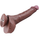 8.1" Dual-Density Silicone Dildo, 6.4" Insertable Realistic Penis With Removable Kliclok System, Hands-Free Play Soft Sex Toy - Beginner Series