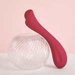 G-Spot Dildo - Silicone Dildo For G-Spot Stimulation With Curved, Flexible Shaft And Silk-Touch Finish (7.5 Inches)