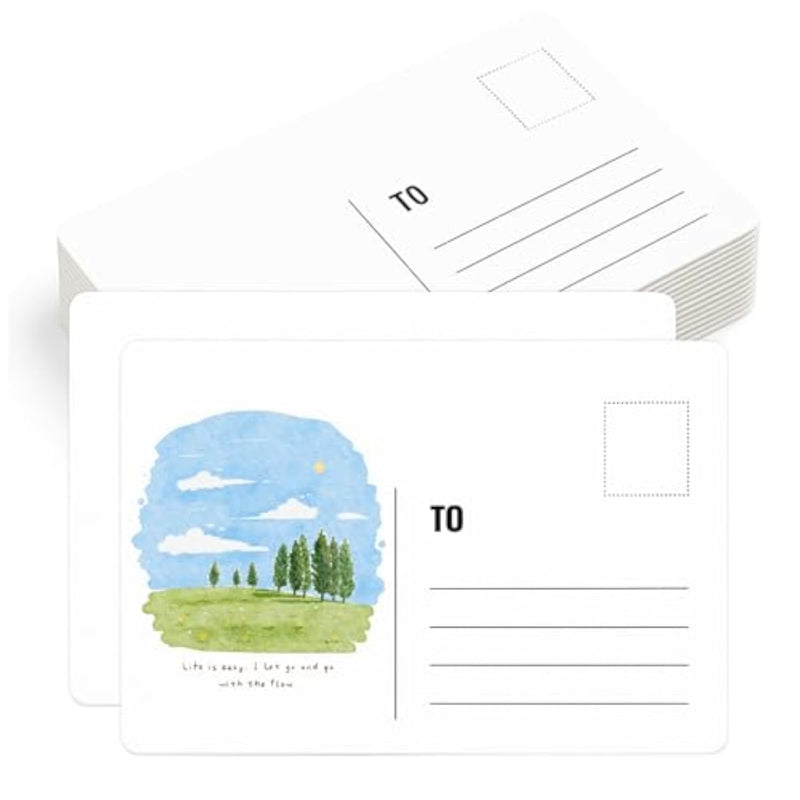 Watercolor Postcards for Painting and Mailing, 30pcs, 4x6 Inches, Acid-Free, Cotton Paper