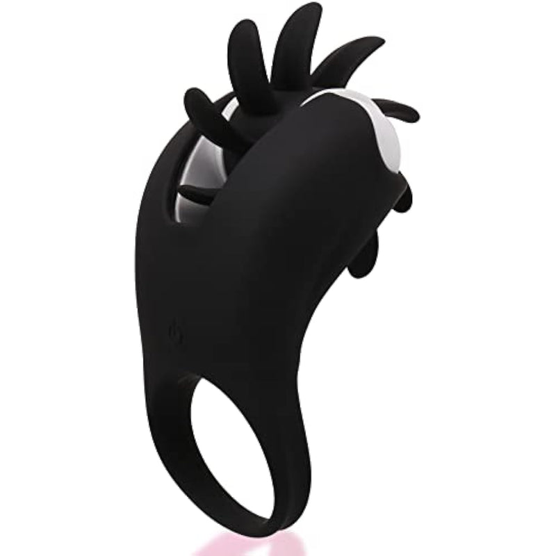 Rotating Tongue Vibrating Ring Penis Ring Male Female Couple Sharing Clit Nipples And Stimulating Waterproof Rechargeable Locking Semen Ring