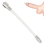 Urethral Sound Metal Sex Toys For Men Hollow Penis Plug Catheter Plug Smooth Urethral Dilator Masturbation Rod Urethral Sounds Sm Adult Game Sex Toy Flat Chastity Lock Accessories