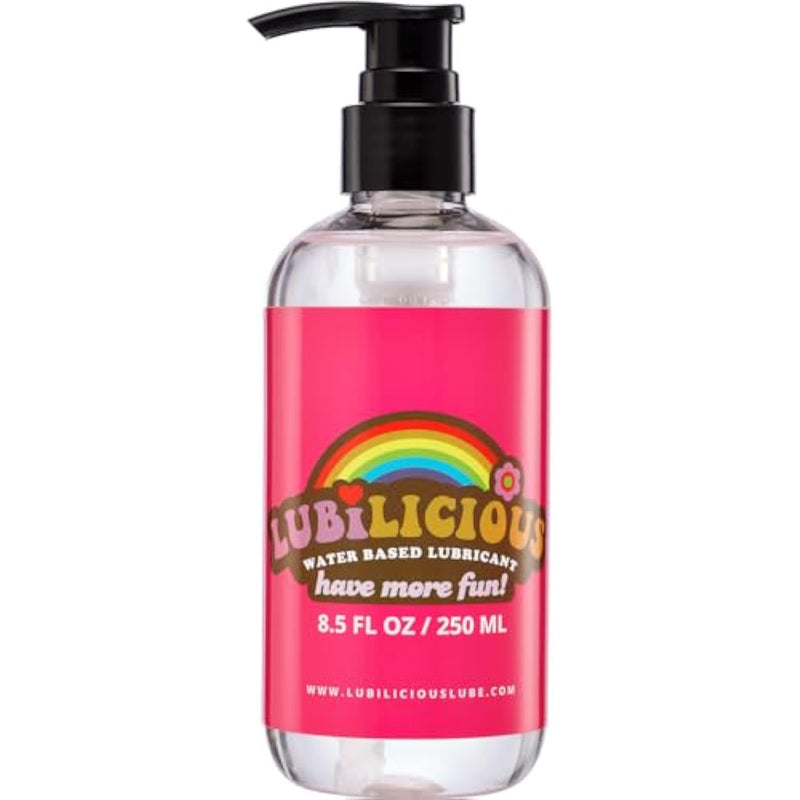 Lubilicious Water Based Lube – 8.5 Oz Pump Top – Top Choice For Smooth, Reliable Lubricants – Premium Water Based Lubricant & Personal Lubricants For Privacy – Long-Lasting Non-Sticky Formula