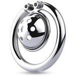 Stainless Steel Smooth And Light Men'S Desire To Escape Chastity Lock Short Chastity Lock Cage 45Mm