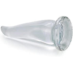 Transparent Anal Plug For Male Female: Anal Prostate Massager Vaginal G-Spot Stimulate Sex Toy With Powerful Suction Cup For Beginner Advanced (M)
