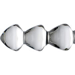 Drops Anal Link Glass Dildo For Temperature Play, Clear