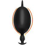 In-Depth Anal Plug With Massage Particles Super Long Silicone Inflatable Anal Expander Sex Toy
