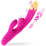 Vibrator Thrusting Dildo Sex Toys For Women, G Spot Rabbit Female Flapping Vibrators With 7 Vibrating10 Flapping 3 Thrusting Modes, Female Adult Sex Toy For Women And Couple Adult Sex Toys & Games