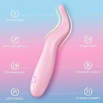 Pinpoint Clitoral G-Spot Vibrator For Woman - High-Frequency Clitoris Nipple Anal Sex Stimulator With 10 Intense Vibration Modes, Rechargeble Waterproof Silicone Vaginal Dildo Massager Adult Sex Toys