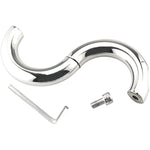 Male Penis Cock Ring Delay Head Glans Ring Stainless Steel Scrotum Ball Stretcher Weights Adult Sex Toys(Small)