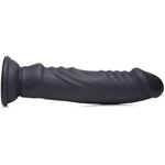 Electroshock Black Dildo 8 Inch Realistic Bbc Vibrating Gspot Sex Toy For Women, Penis Vibrator Electric Shock Sextoy Clit Stimulator E-Stim Dido [Made In Usa]