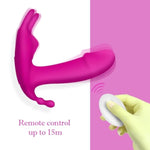 Butterfly Push Sex Toy Adult Toy Female Couple Remote Control Vibrator, Dildos Underwear Vaginal Massage, New Gift For Women Wireless Massager Adult Silent Toy V