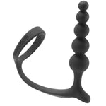 Erectile Dysfunction Aid and Anal Pleasure Kit with Silicone Anal Beads and Lubricant
