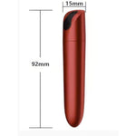 Burgundy Bullet, One Button, Clitoral Stimulator, 7 Modes, 3 Intensity Settings, Magnetic Usb Charge Port. Ipx6 Water Proof, For Women And Adults