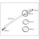Urethral Horse Eye Needle Urethral Plug For Men And Women Cleaning Tool With 2 Size Rings A130