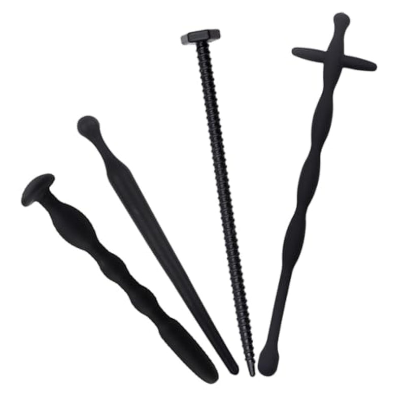 Silicone Urethral Plug Set Flexible Penis Plugs Urethra Dilators For Male Sounding Solid Urethra Plug For Stimulation Sex Toys