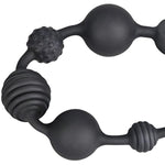 Vibrating Anal Beads, Vibrating Anal Plug Vibrator With 10 Vibration Modes Silicone Anal Vibrator With 3 Powerful Motors For Men, Women And Couples (L)