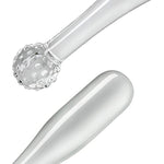 Glass Dildo Pleasure Wand Transparent Double Ended Butt Plug Vaginal Anal Prostate Massager Masturbation Sex Toy For Men Women And Couple (S)