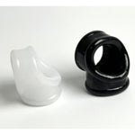 Super Soft Silicone Penis Ring Delay Ejaculation Ball Scrotum Stretcher Triple Cock Ring Erection Enhancing Bdsm Sex Toys For Men (Black+White)