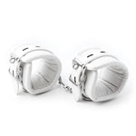 Bdsm White Bondage Handcuffs Adjustable Soft Leather White Erotic Handcuffs With Carabiner Bed Bondage Restraints Sex Toy For Women Men Couples