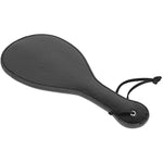 Round Sexual Spanking Paddle For Bdsm, Faux Leather Sex Paddles For Adult Spanking Set, Black