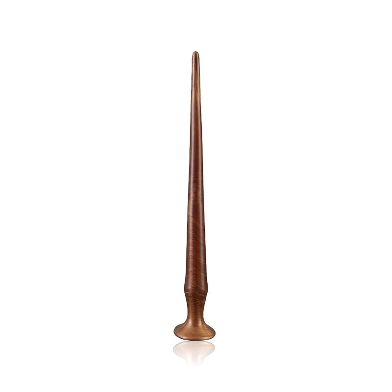 Gold Plated Soft Butt Plug, Long Anal Dildo for Men and Women