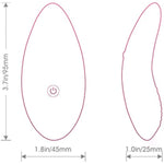 Kite App Controlled Panty Vibrator, Wearable Clitoral Stimulator With Long Distance Partner Remote, Powerful & Quiet Wireless Bullet Vibe For Women, Sound/Music Sync