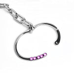 Bdsm Sex Restraints Adjustable Bondage Metal Anklecuffs, 5 Adjustable Sizes, No Lock Design For Sm Sex Games Couples Sex Toy