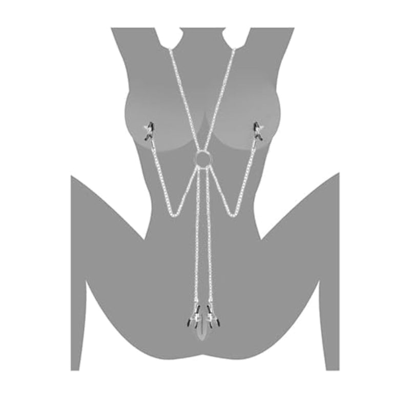 Nipple Clamps for Women - Adjustable Nipple Toys for Beginners in BDSM