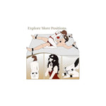 Bdsm Bed Bondage Kit Sm Sex Toys Restraints Set With Handcuffs Sex Straps Cuffs Blindfold & Feather Tickler, Hogtie Sex Toys Couples For Adult Men Women