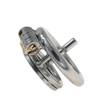 Male Chastity Device with Concealed Design - Stainless Steel Penis Cage for Men's Sex Toys