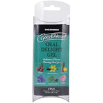 Doc Johnson GoodHead - Oral Delight Gel - 6 X 0.24 oz. Packets - Blue Raspberry, Cherry, Chocolate Mint, Cotton Candy, French Vanilla, Pineapple