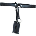 Men'S Chastity Belt Anal Plug Chastity Belt For Men Restraint Adjustable Leather Chastity Pants Anti Off Device Strap Adult Sm Bondage Sex Toys