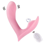 Wearable Panty Vibrators 10M Remote Control,10 Vibration Modes Clitoral Nipple G-Spot Double Vibrator,Adult Sex Toys For Women Or Couples Dildos (Pink)
