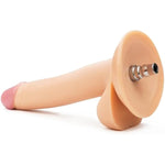 Sex Machine Thrusting Machine Dildo Quick Air Interface Lock Realistic Dildo Attachment For Machine, Premium Silicone Dildo Accessories With Stainless Steel Metal Interface For Women(22.5X3.4Cm)