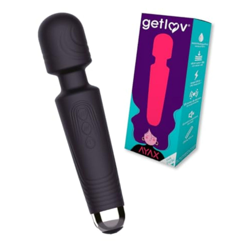Ayax GSpot Vibrator for Women - 20cm Silicone Waterproof Massager with Multiple and Quiet Operation