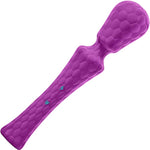 Xl Ultra Wand Vibrator Sex Toy - Seamless Silicone Adult Toys With Flexible Head & Internal Vibration Dampener To Prevent Hand Vibrating - 10 Patterns, Boost Mode, 100% Waterproof (X Large, Purple)