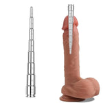 Stainless Steel Urethral Sounds 3.54 Inch Long Penis Plug Metal Trapezoidal Urethral Dilator Adult Sex Toys For Men Urethra Plug (Small)